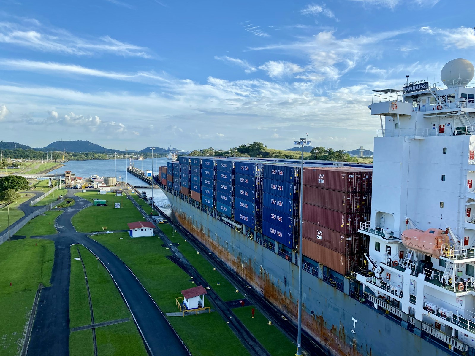 Miraflores Locks at the Panama Canal