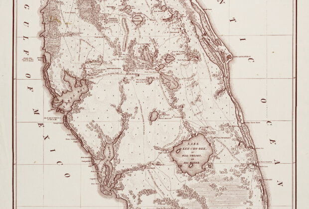 Map of the seat of War in Florida — Complete 1838 Florida war map
