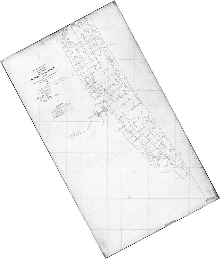 Mosquito Lagoon, Florida — Complete hydrographic smooth sheet H1291