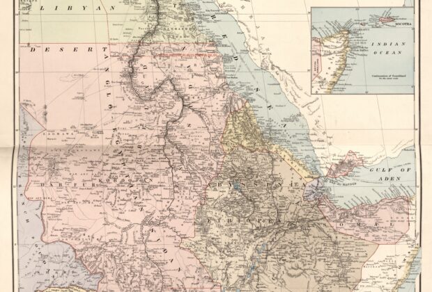The Nile Valley: Including Egypt, Nubia, Uganda, Abyssinia, British East Africa, and Somali Land; complete map sheet
