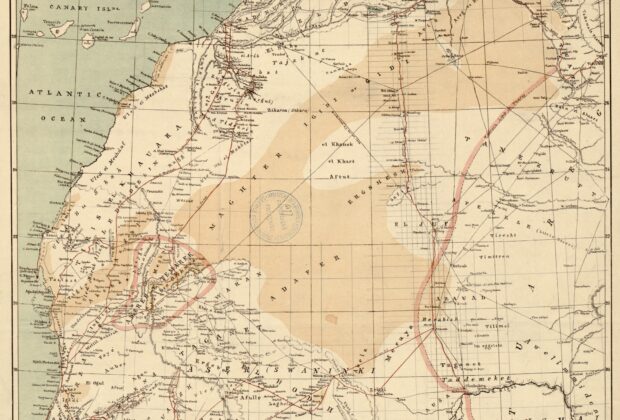 Map of the Western Sahara; complete map sheet