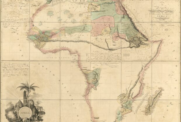 Africa: to the committee and members of the British association discovering the interior parts of Africa this map is with their permission most respectfully inscribed