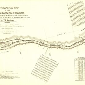 Topographical map of the road from Missouri to Oregon, commencing at the mouth of the Kansas in the Missouri River and ending at the mouth of the Walla-Wallah in the Columbia — Section 2 of 7