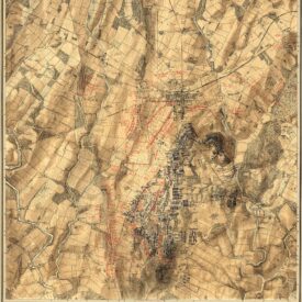 Map of the battle field of Gettysburg. July 1st, 2nd, 3rd, 1863 — Second day’s battle, July 2, 1863