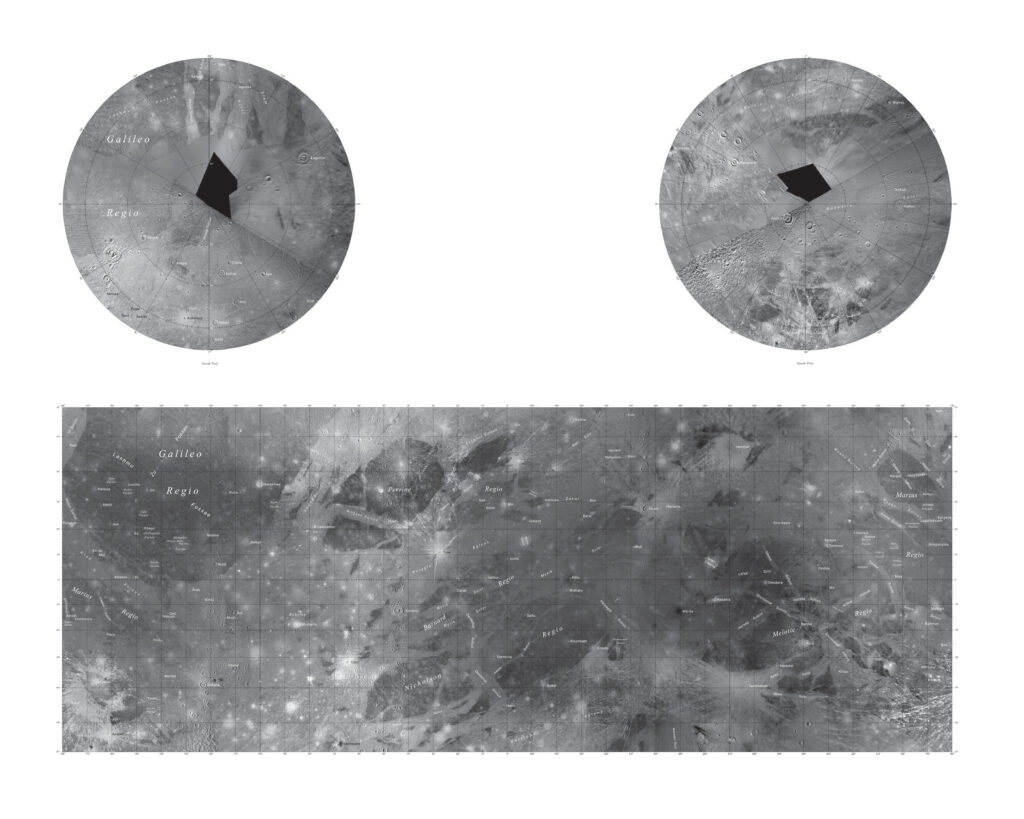 Ganymede Image With Names — complete selected map sheet