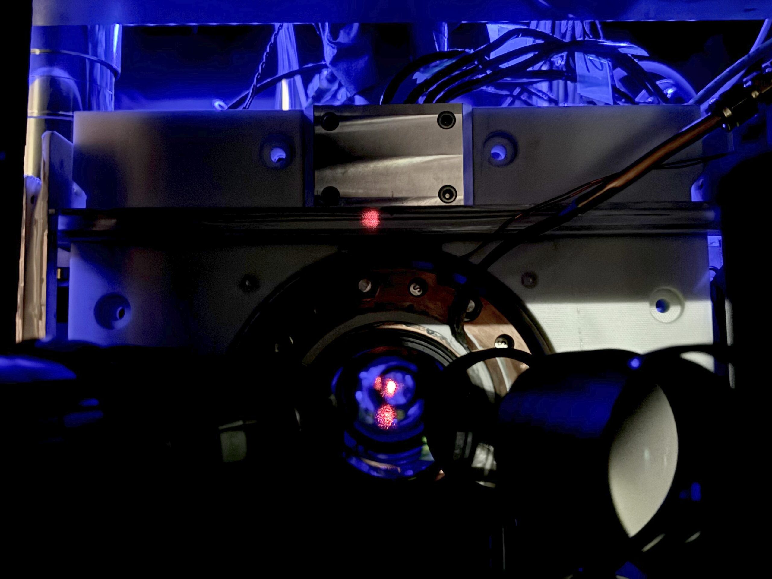 Vacuum chamber and laser optics of a strontium optical lattice atomic clock at NIST