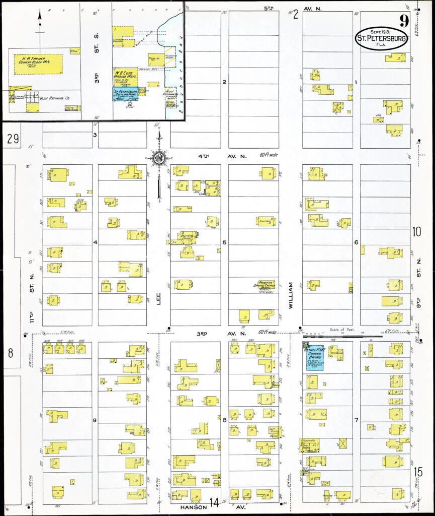 St. Petersburg, Pinellas County, Florida, 1913 — Sheet 9