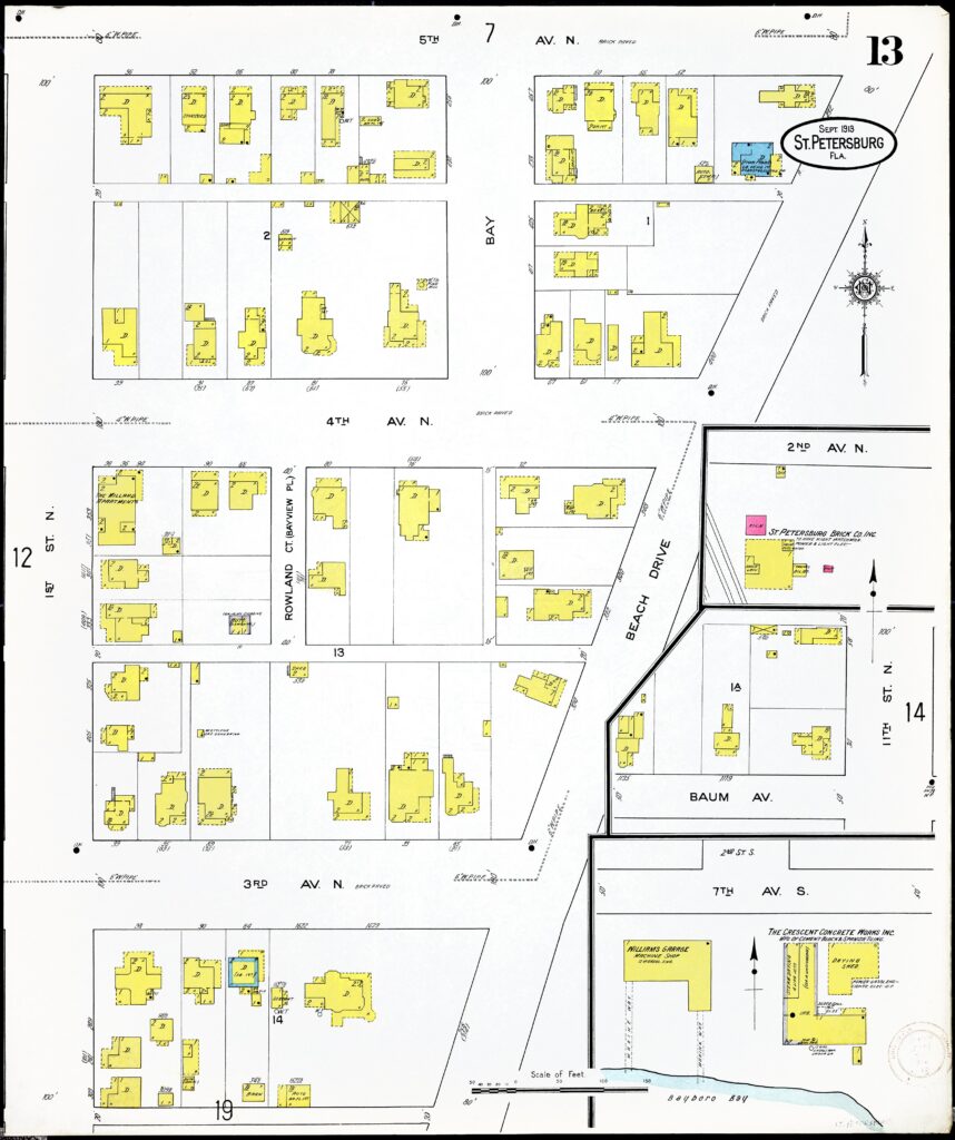 St. Petersburg, Pinellas County, Florida, 1913 — Sheet 13