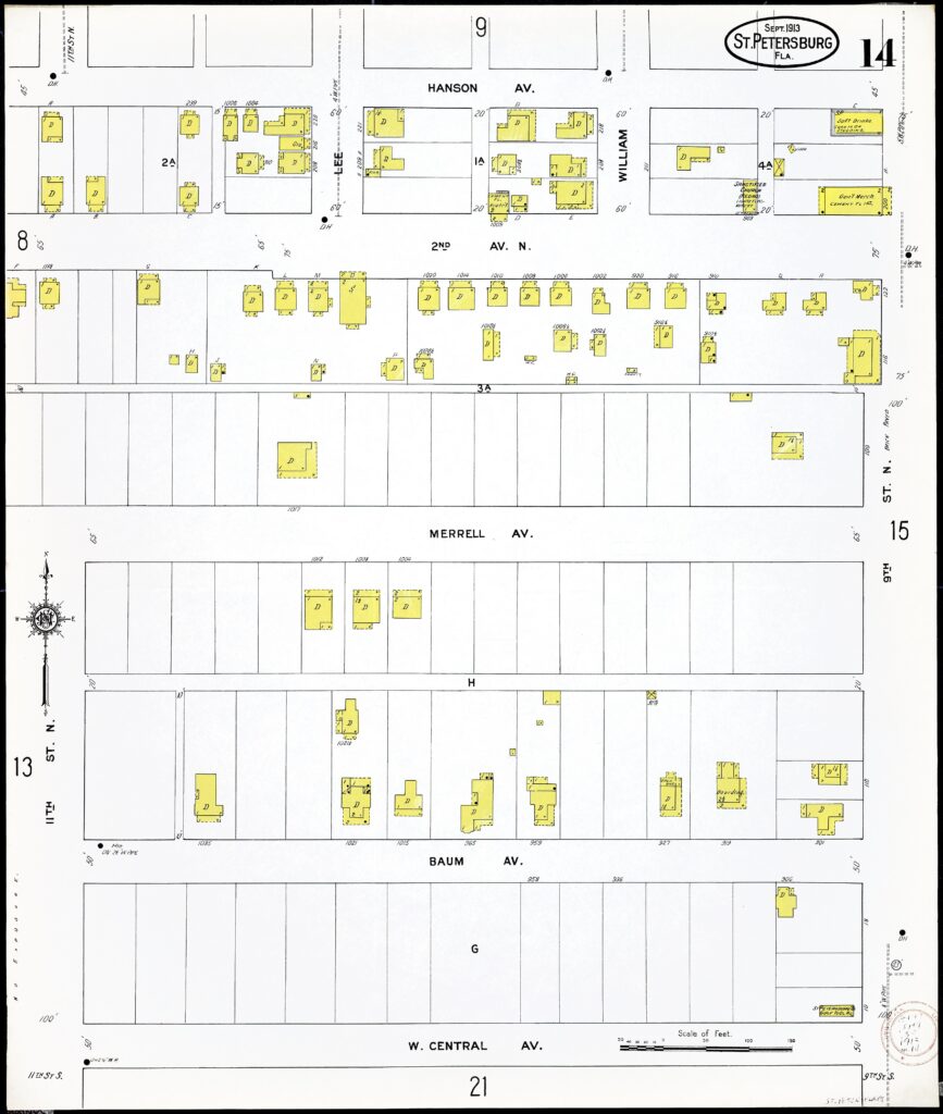 St. Petersburg, Pinellas County, Florida, 1913 — Sheet 14