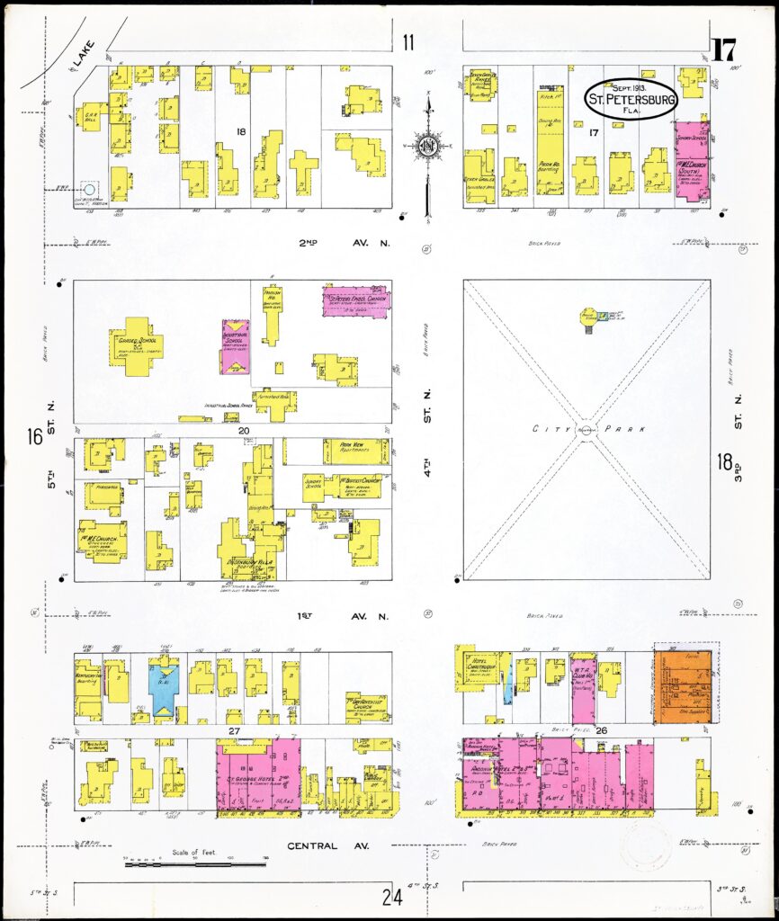 St. Petersburg, Pinellas County, Florida, 1913 — Sheet 17