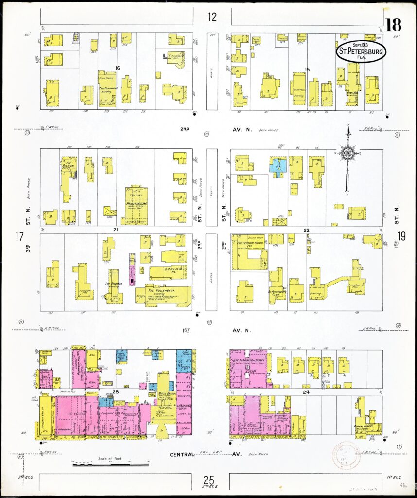 St. Petersburg, Pinellas County, Florida, 1913 — Sheet 18