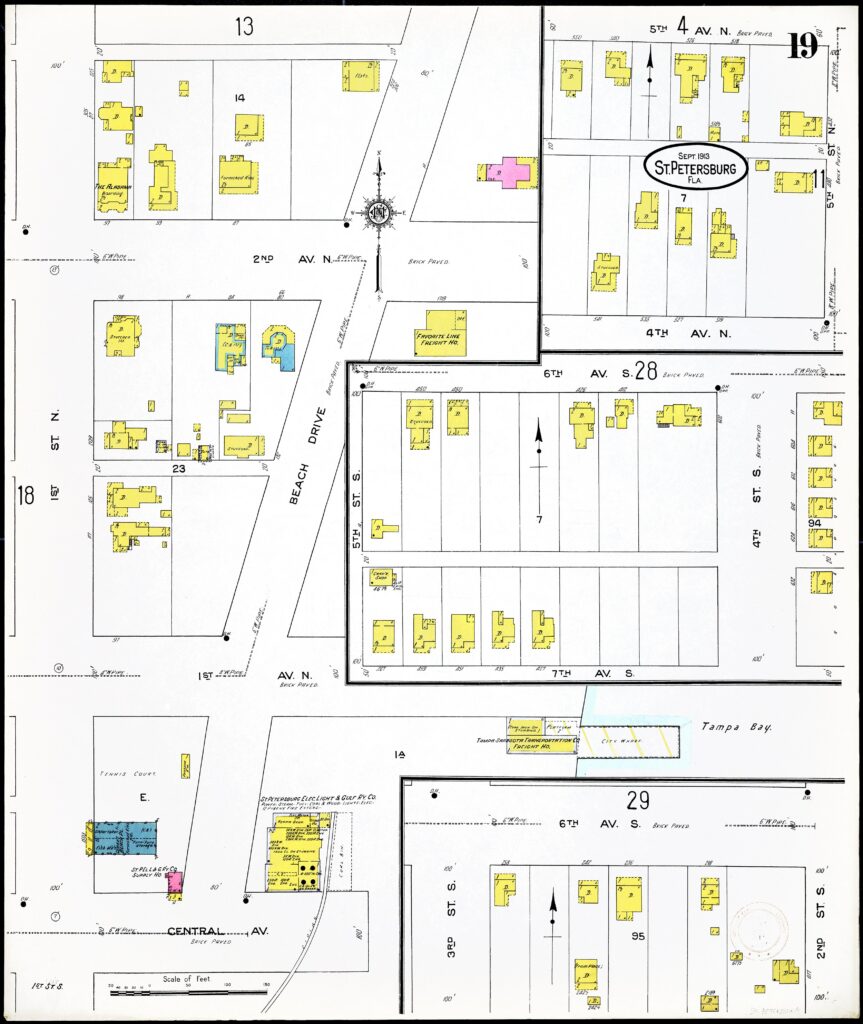 St. Petersburg, Pinellas County, Florida, 1913 — Sheet 19