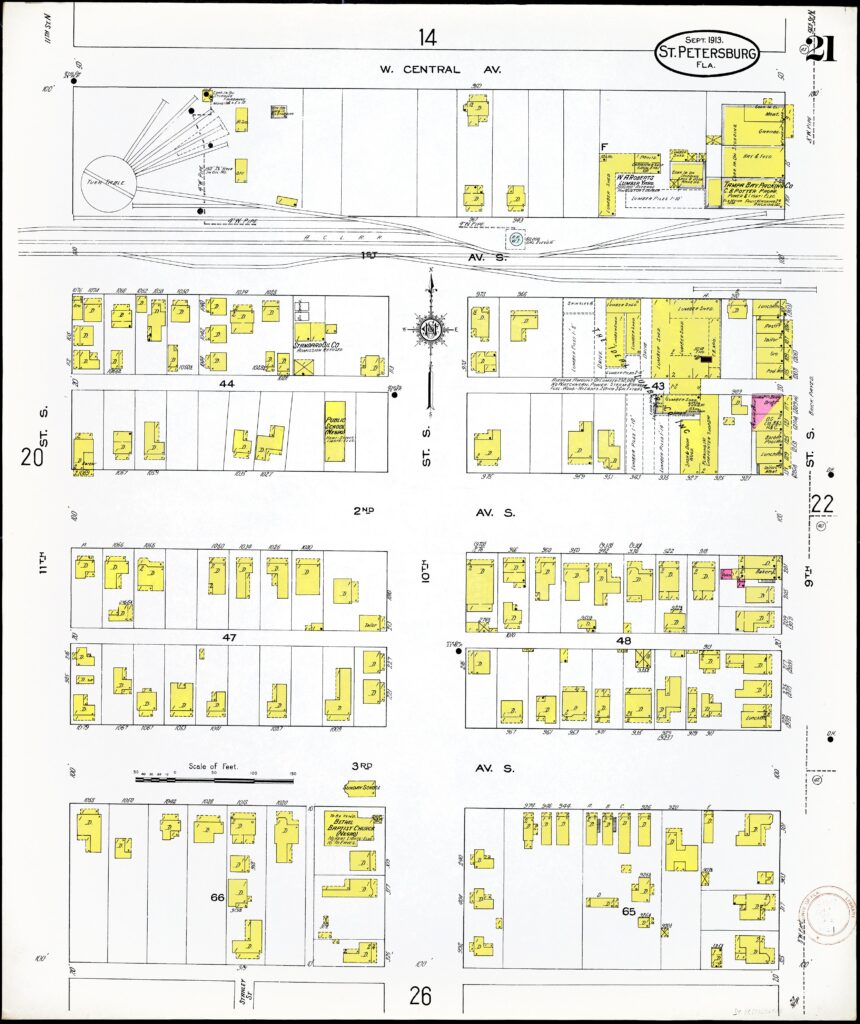St. Petersburg, Pinellas County, Florida, 1913 — Sheet 21