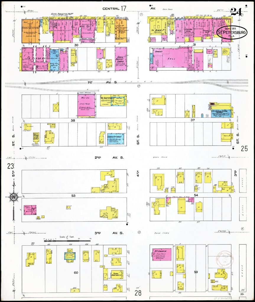 St. Petersburg, Pinellas County, Florida, 1913 — Sheet 24